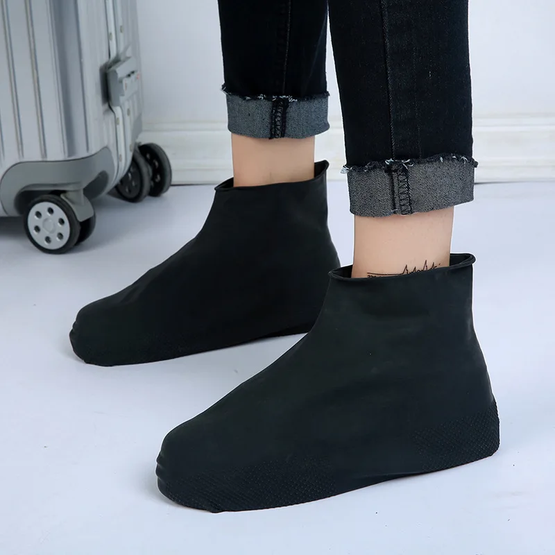 Regen Laarzen Waterdichte Schoen Cover Silicone Unisex Outdoor Stevige Waterdichte Antislip Antislip Slijtvaste Herbruikbare schoen Cover