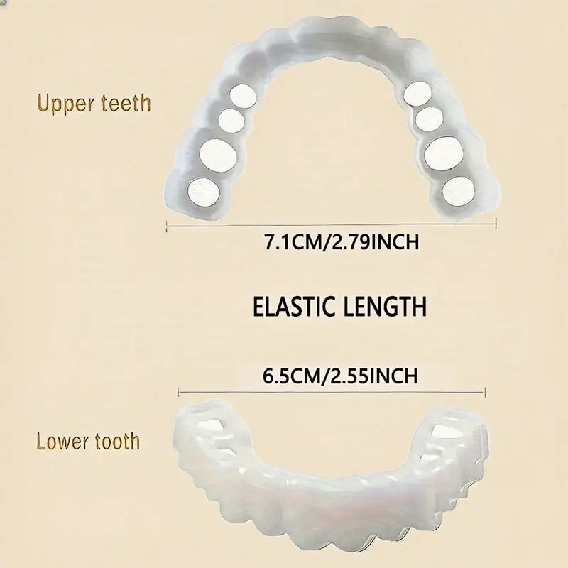 วีเนียร์ชั่วคราวแบบเต็มปากแบบใ - Teeth Whitening Natural บทวิจารณ์และราคา