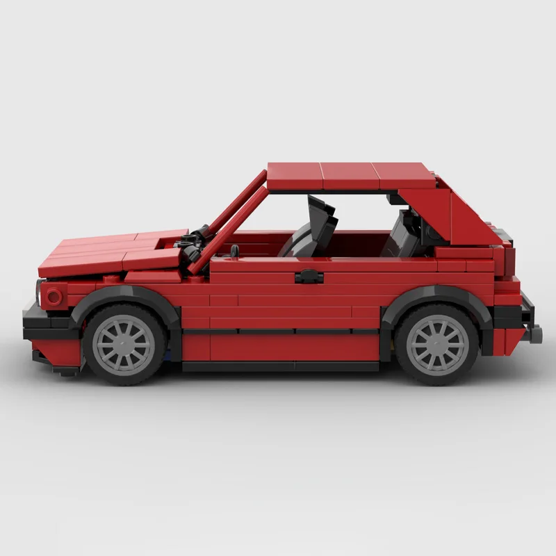 Bouwstenen Klassieke Auto-342 Stukken-Gti-Geïnspireerd Model-Creatief Montagespeelgoed-Ideaal Verjaardagscadeau Voor Jongens