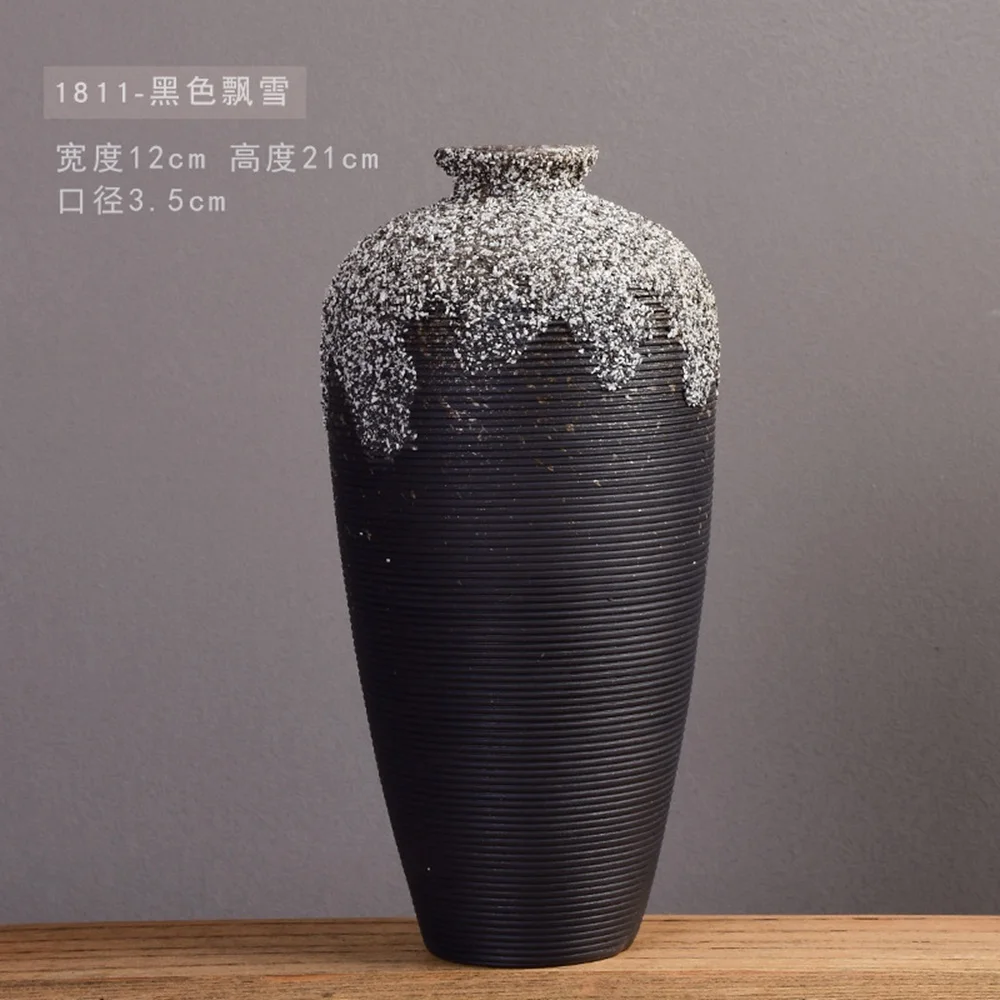 Modern simple ceramic vase hand-drawn creative home jewelry living room decoration vase Creative Abstract Desk Nordic Minimalist