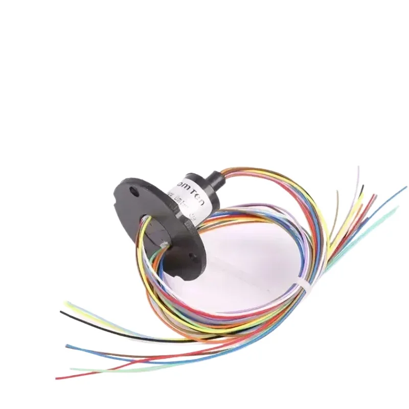 12.5mm Capsule Slip Ring 2A 2 4 6 8 12 18 Channel Mini Rotary Electric Collector for PTZ Camera Gimbal RC Excavator DIY