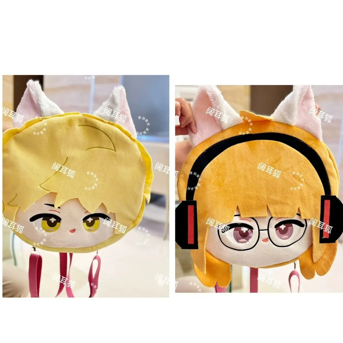 NEW Anime P5 Ryuji Sakamoto Futaba Sakura Student Plush Bag Bookbag Butters Beast Ears Kawaii Plushie Backpack Christmas Gift