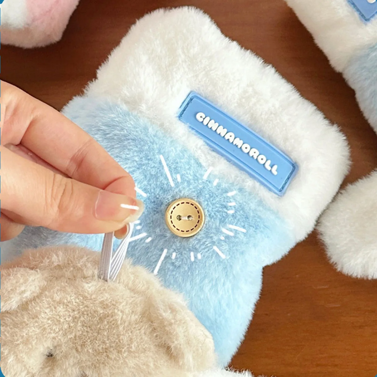 قفازات سانريو القطيفة بلدي ميلودي كورومي قفازات الوجه نصف إصبع قفاز مقاوم للبرودة شاشة اللمس قفازات دافئة هدية الشتاء #5