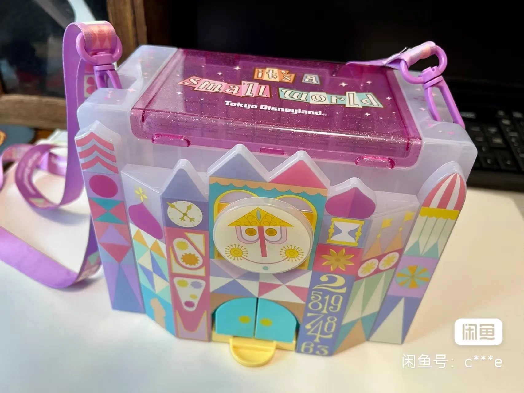 

Original Tokyo Disney Small World Alice Spinning Little Man popcorn bucket gift for children