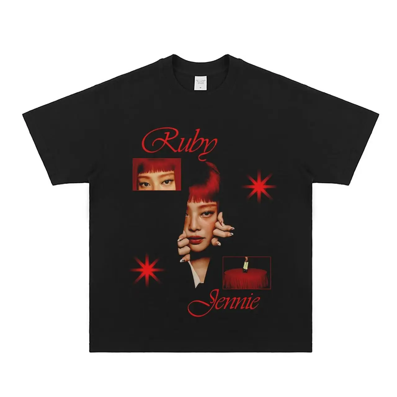 Unisex Retro American Tee Autumn Winter Trendy Streetwear Personalized Short Sleeve Top