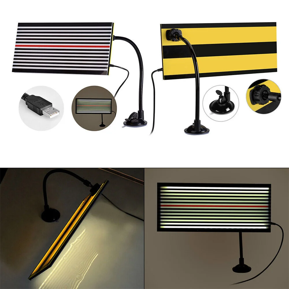 

Car LED Stripe Line Board Acrylic Paintless Dent Repair Tool Reflector Light with Brightness Controls for Car Body Dent Removal