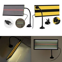 Car LED Stripe Line Board Acrylic Paintless Dent Repair Tool Reflector Light with Brightness Controls for Car Body Dent Removal