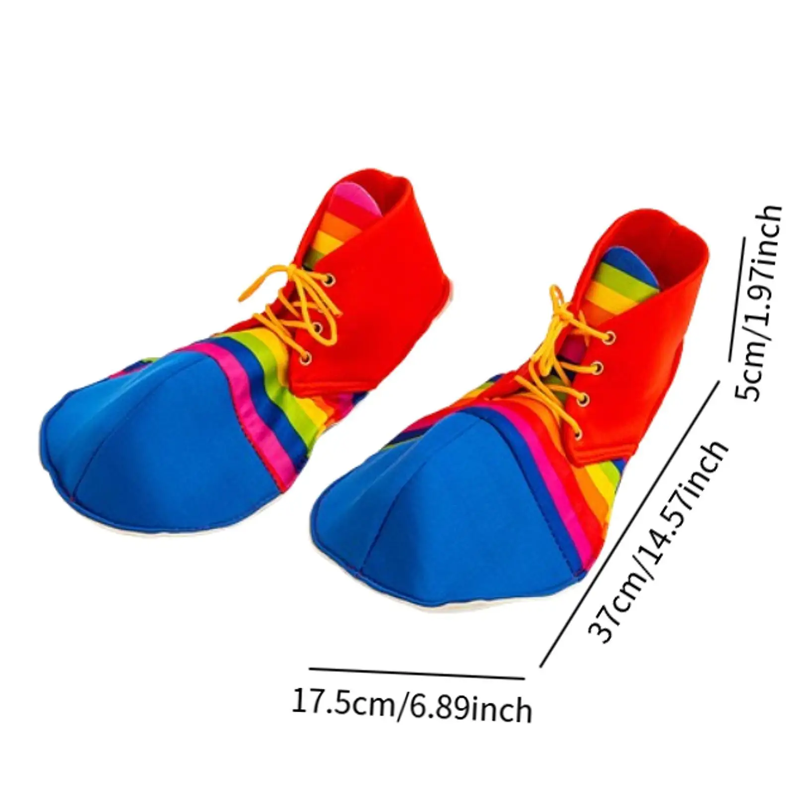 Scarpe da clown Jumbo Accessori per costumi divertenti per spettacoli teatrali Bambini Uomini Donne