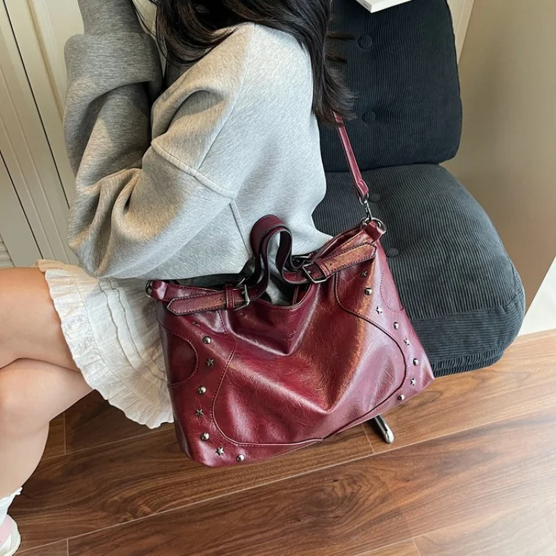 

Classic Designer Leather Tote Bag For Ladies, Premium Women Shoulder Handbag Elegant Crossbody Purse Fashionable