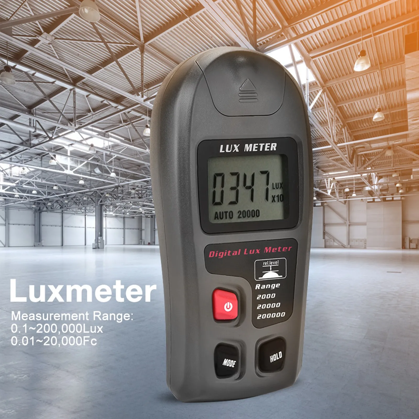

Illuminometer Digital Luxmeter Light Meter MT-30 Digital Luxmeter LCD Display Light Meter Environmental Testing Illuminometer