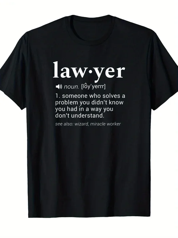 The Fun Lawyer Dictionary Defines T-shirt Legal Profession Spoof Gift Joke Term Humorous Tee for Lawyers and Law Enthusiasts