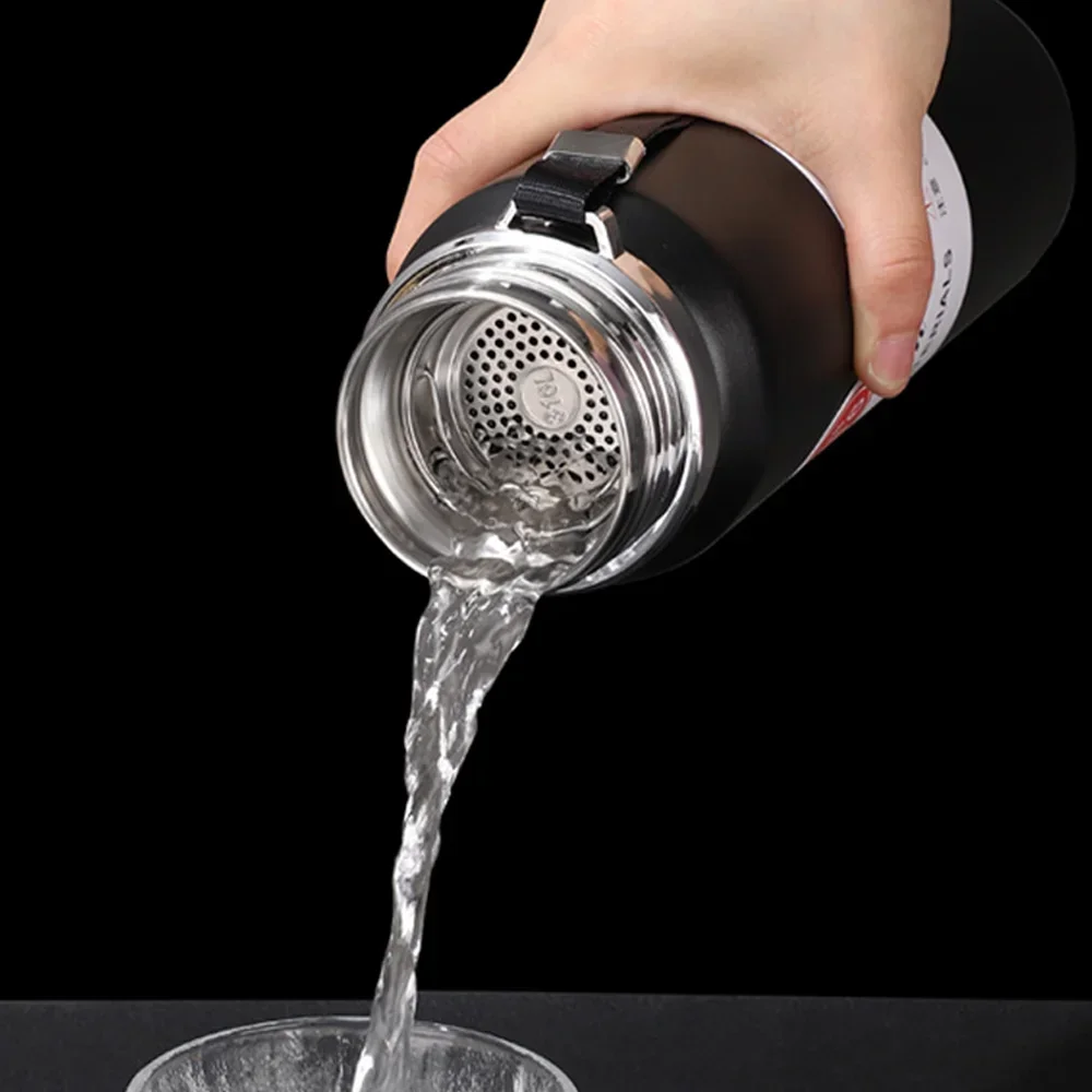 800ml 컵 열 진공 플라스크 스테인레스 스틸 보온병 병 이중 벽 텀블러 스포츠 커피 머그잔 누출 방지 등온선 Drinkware