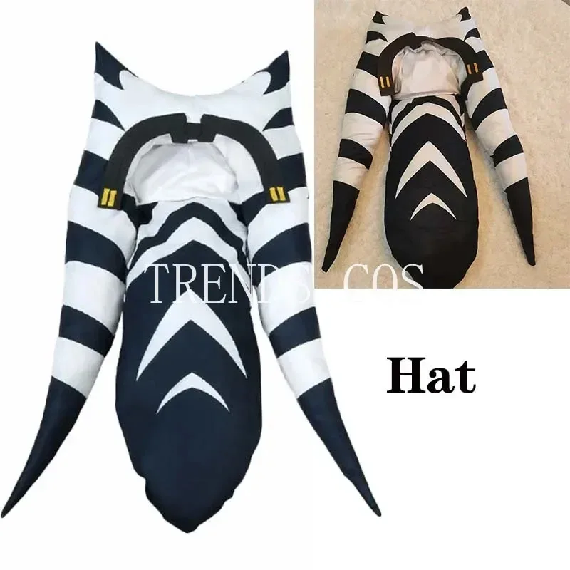 2025 New The Mandalorian Ahsoka Cosplay Costume Clone Wars Ahsoka Tano Jumpsuit Hat Superhero Outfits for Halloween Comic Co ★ ★