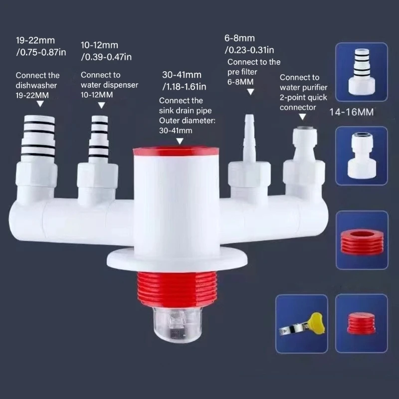 Simple Installation Sink Connector Effective greases & Odor Separation for Homes