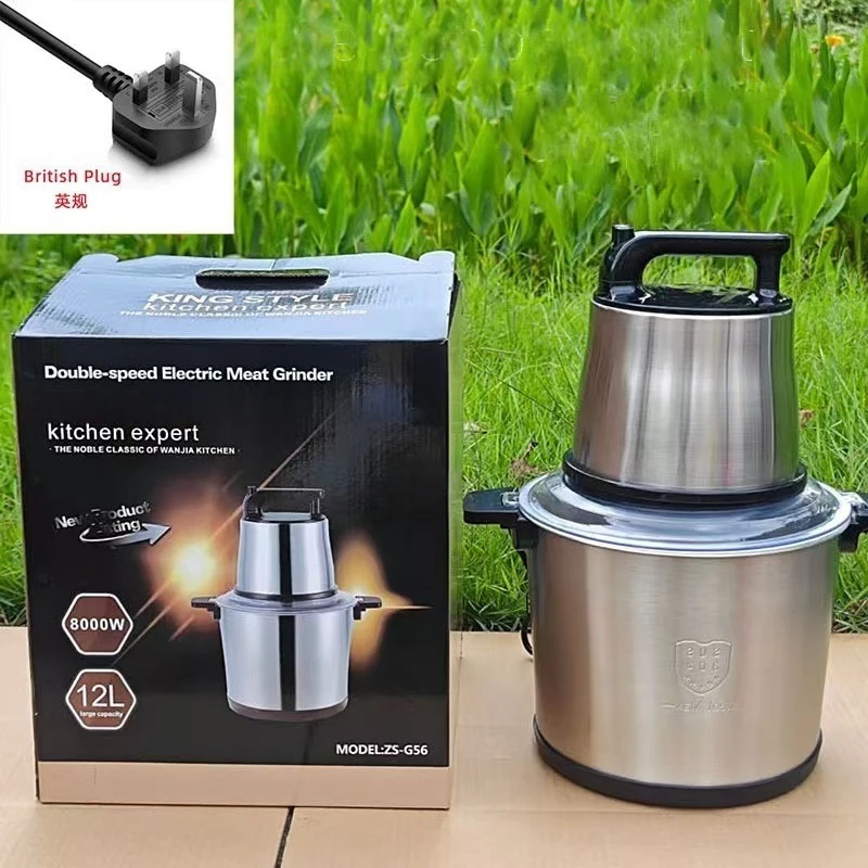 8L12L 15LStainless Steel Meat Grinder Machine Multifunctional Food Processor