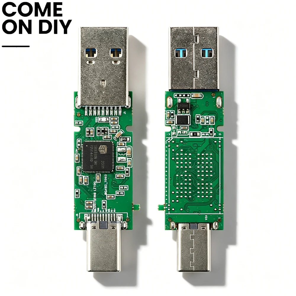 SM3281N-BB DIY UDisk Type-C 3 in 1 High Speed USB Flash Drive Controller Board 64pin 4CE 8CE Phone PC Dual Use Universal