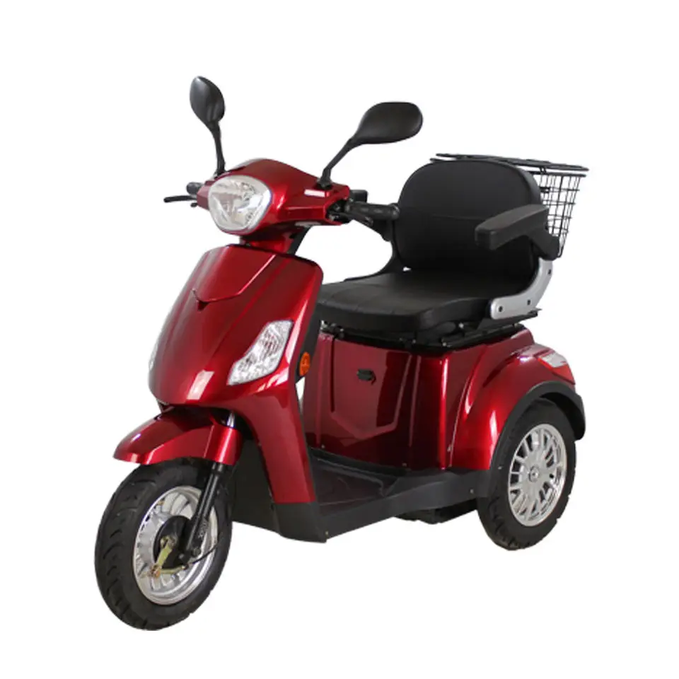 2023New 3 Wheels Adults E-Scooter Handicapped Scooter Wheelchair Tricycle