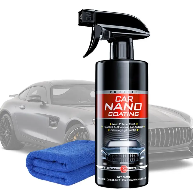 

Car Coating Spray Ceramic Coating Renewal Agent 500ML Fast-Acting Spray Coating Agent For Cars Fine Scratch Repair Wax Polishing