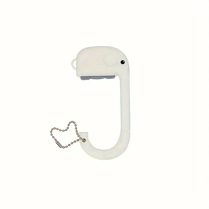 1 Cute Elephant Creative Desk Side Hanging Bag Hook, Portable and Detachable Office Storage Hook, Multifunctional Wardrobe Hook view 6