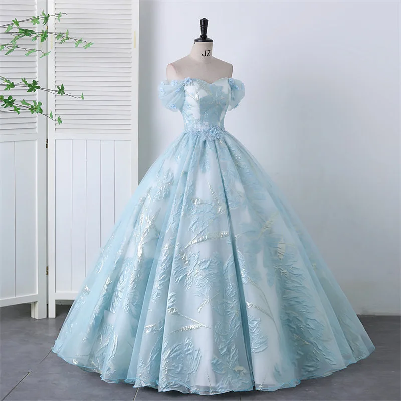 New Colorful Long Performance Dresses Customizable Vocal Art Exam Gowns Adult Host Solo Evening Party Puffy Skirts For Women