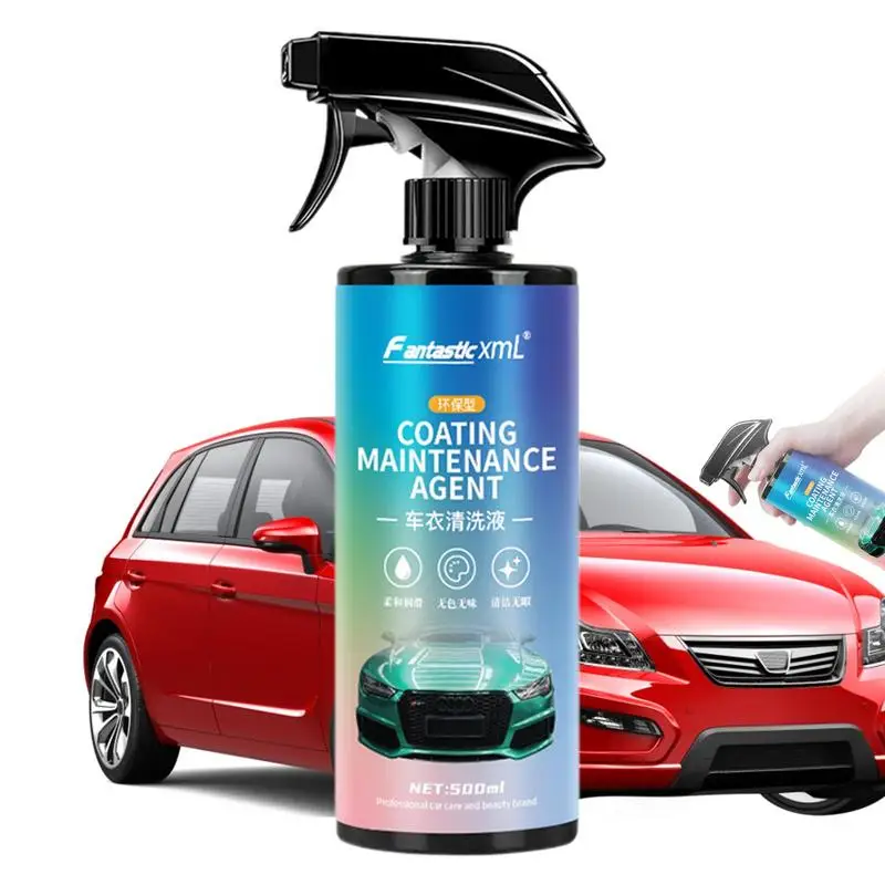 

Ceramic Quick Detailer 500ml Effective Car Maintenance Cleaner Spray DIY Friendly Car Care Products Multifunctional Vehicle