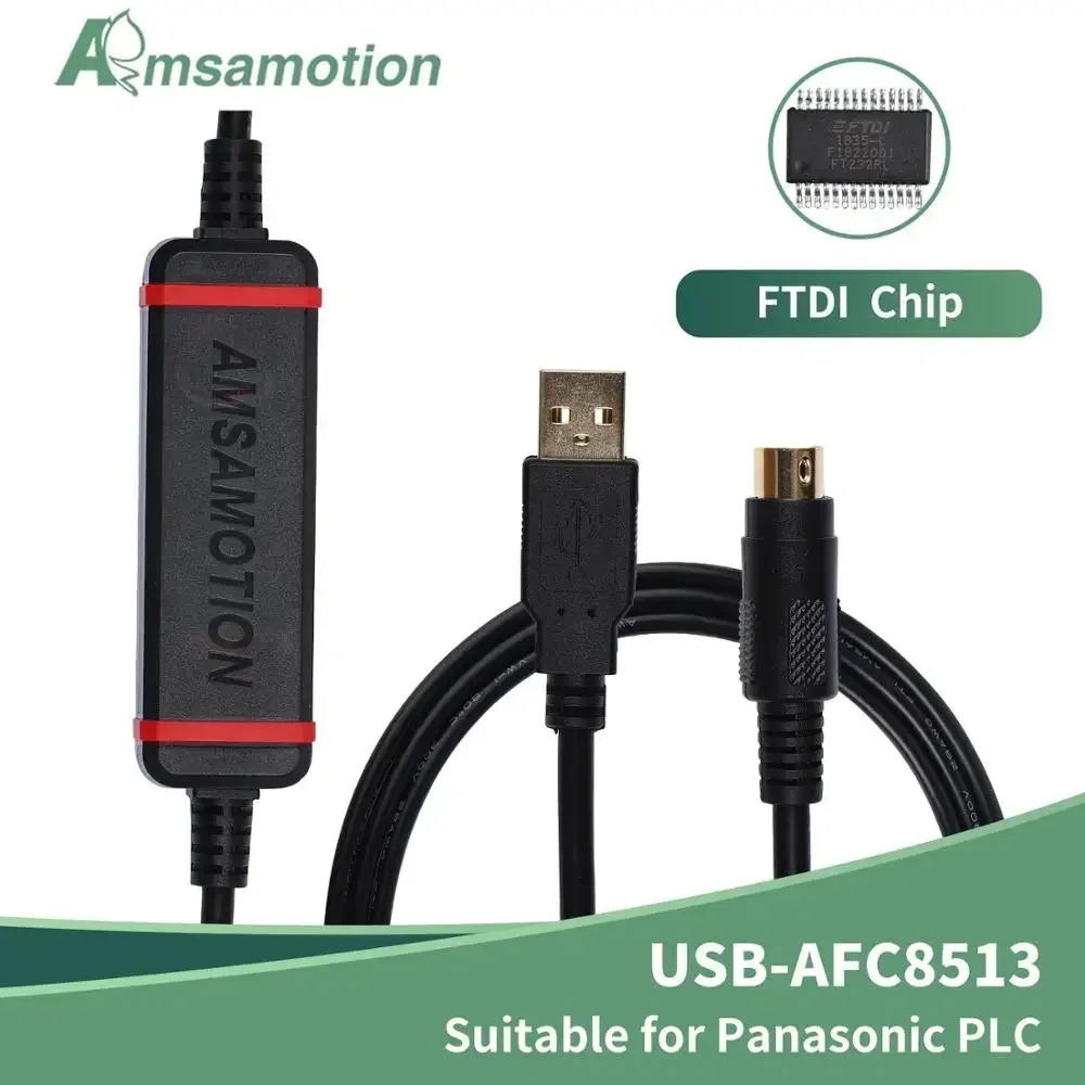 USB-AFC8513 Suitable for Panasonic PLC Programming Cable FP0 FP2 FP-X FP-G Series Download Line