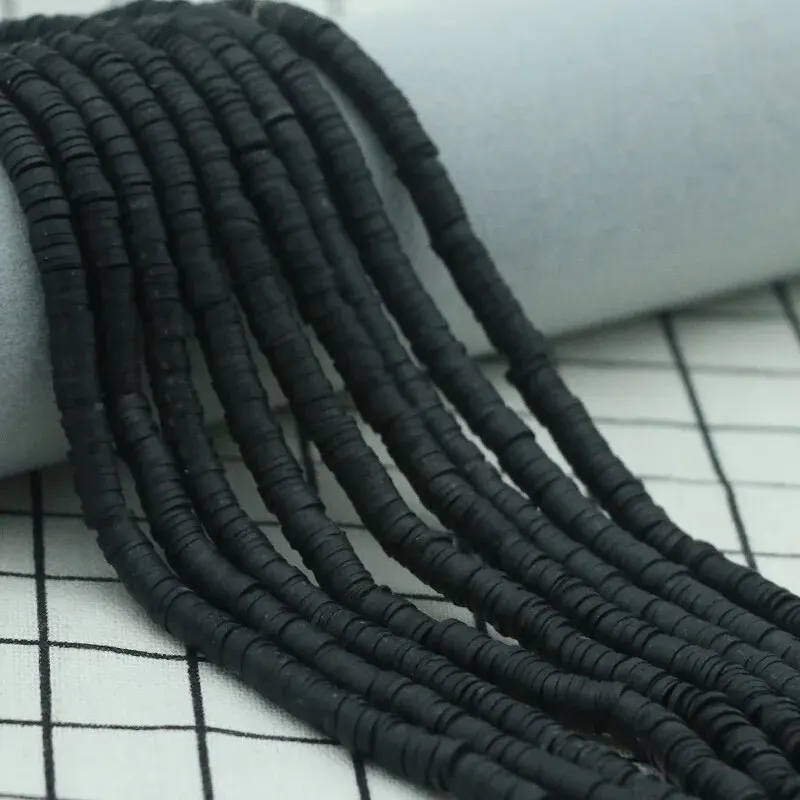 A Piece of Soft Ceramic Beaded Thin Film, Colored Soft Ceramic Loose Bead Circular Gasket, Handmade DIY Beaded Accessory image 5