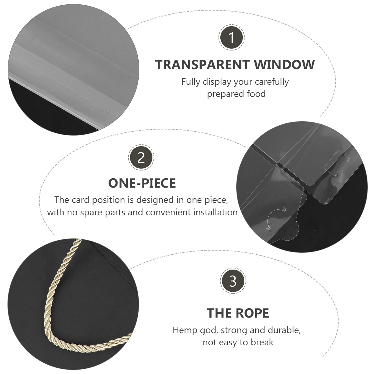 

10 Pcs Baking Cake Packaging Box Food Boxes Dessert Container Mini Nylon Packing