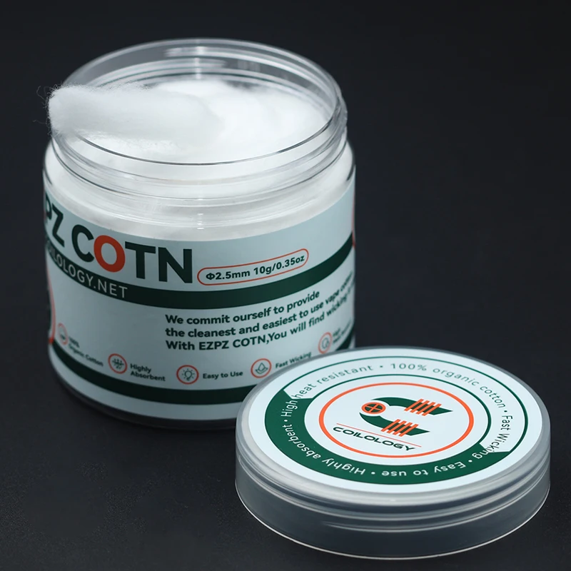 Coilology EZPZ Diameter katun organik 2.5mm 3.0mm panjang 5M 7M