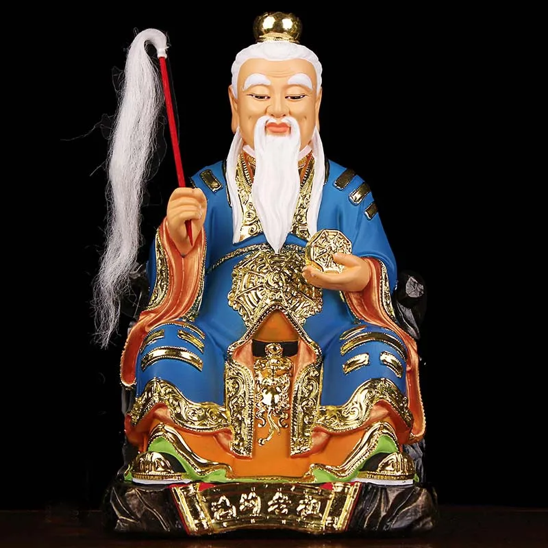 Wholesale Buddhism Taoism figure Southeast Asia HOME shop Propitious Prosperity GOOD LUCK HONG JUN LAO ZU God FENG SHUI statue