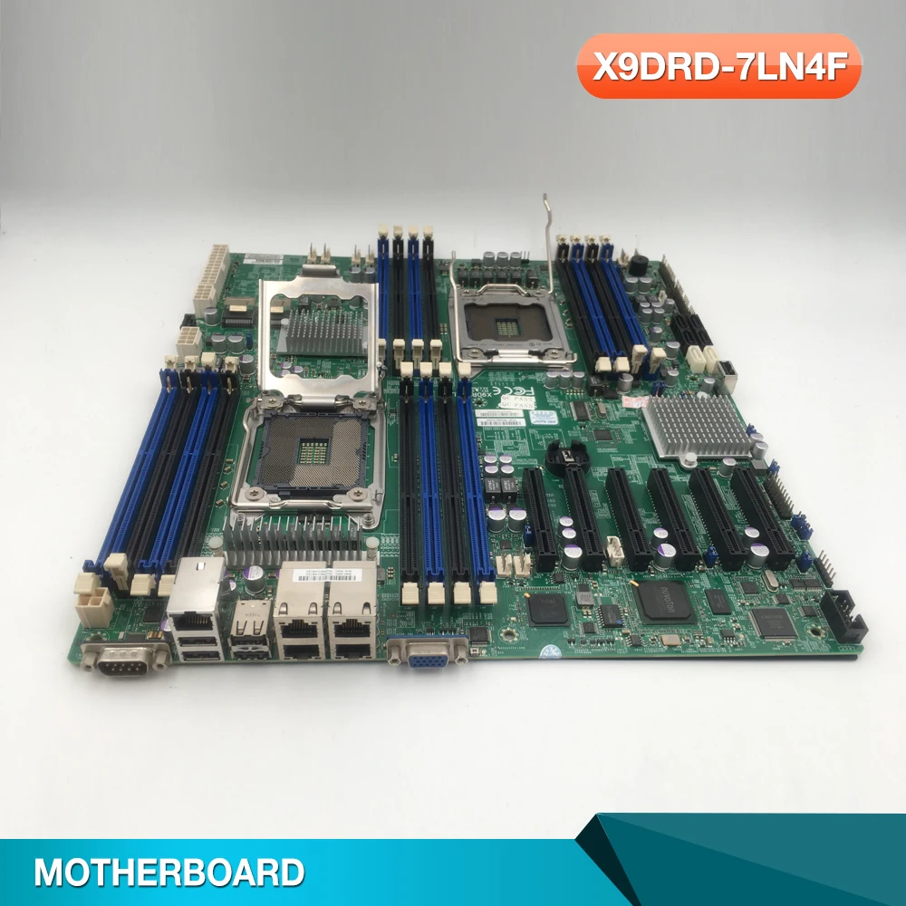 X9DRD-7LN4F For Supermicro Server Motherboard  2011 Dual X79 E5-2600 Family ECC DDR3 LGA2011 PCI-E 3.0