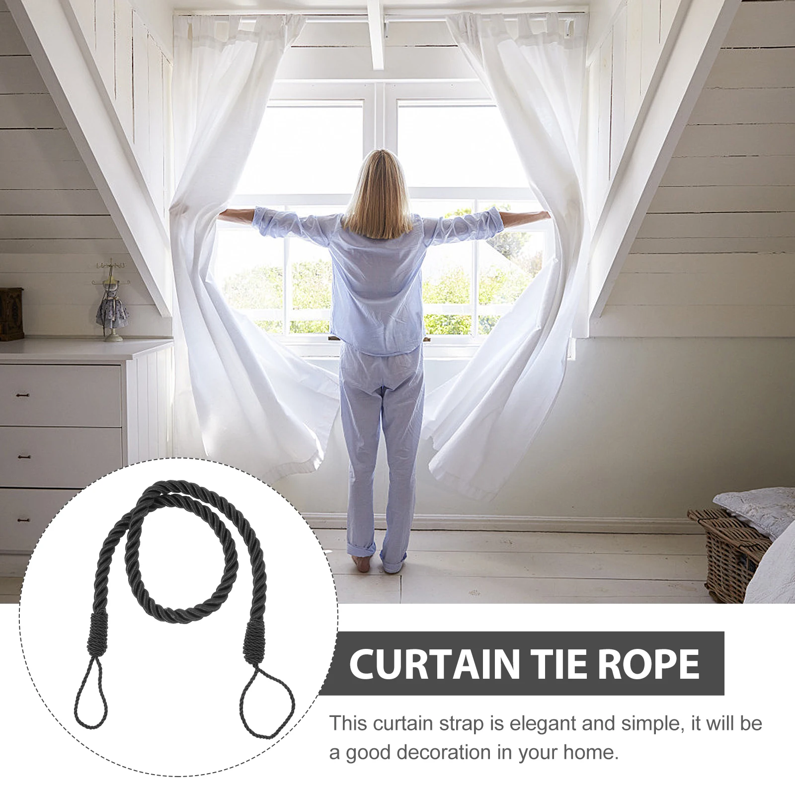 2 pçs cortina tieback simples cor sólida forte segurar tiras de cortina para sala estar quarto diy acessórios decorativos