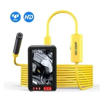 4.3 inch screen endoscope camera 8LED 8mm probe 2000mah hd underwater camera usb IP68 waterproof soft cable industrial detection