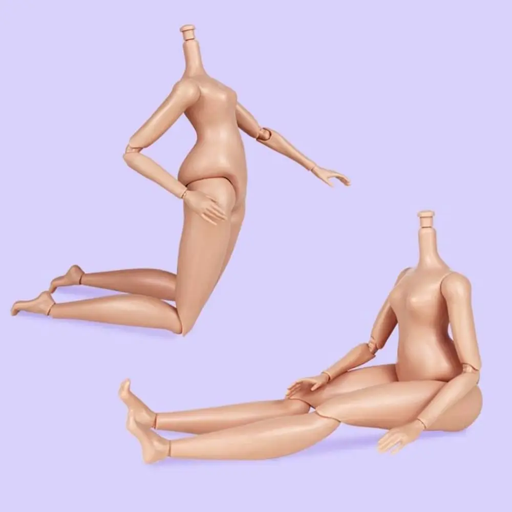 Fashion Multi Joints 1/6 Body 24.5cm Height Figure Body Nude Toys White/ Normal/ Brown Movable Jointed Nude Dolls Girl