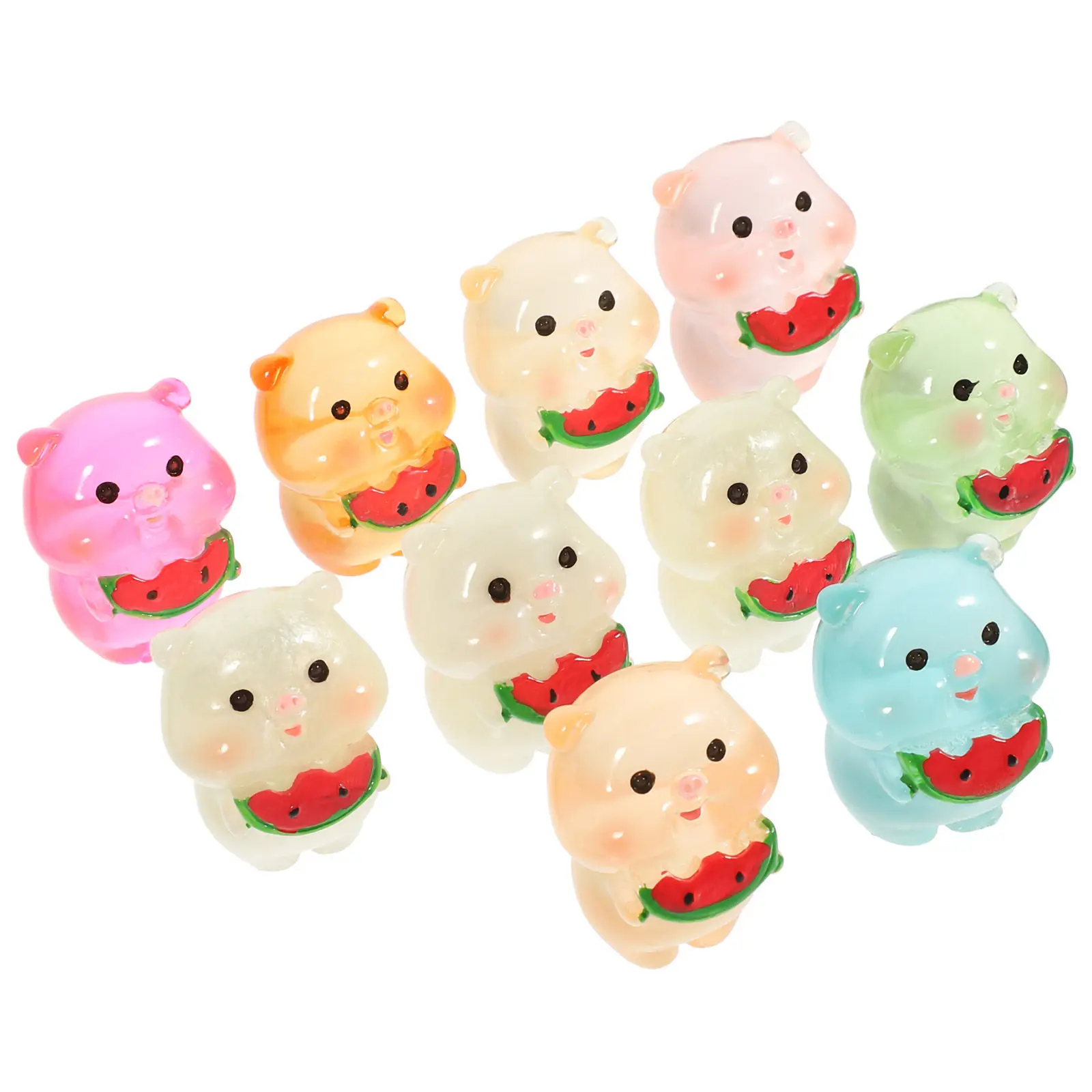 10pcs-resin-miniature-piggy-statues-glow-in-dark-cute-cartoon-farm-animal-decor-for-car-dashboard-garden-micro-landscape-desktop