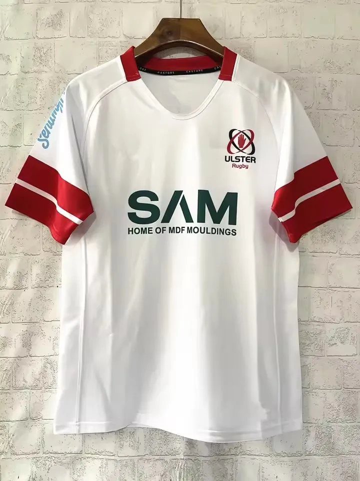 2026 ULSTER home away الرجبي جيرسي الترفيه تي شيرت رياضي الرجبي كم تي شيرت رياضي غير رسمي #4