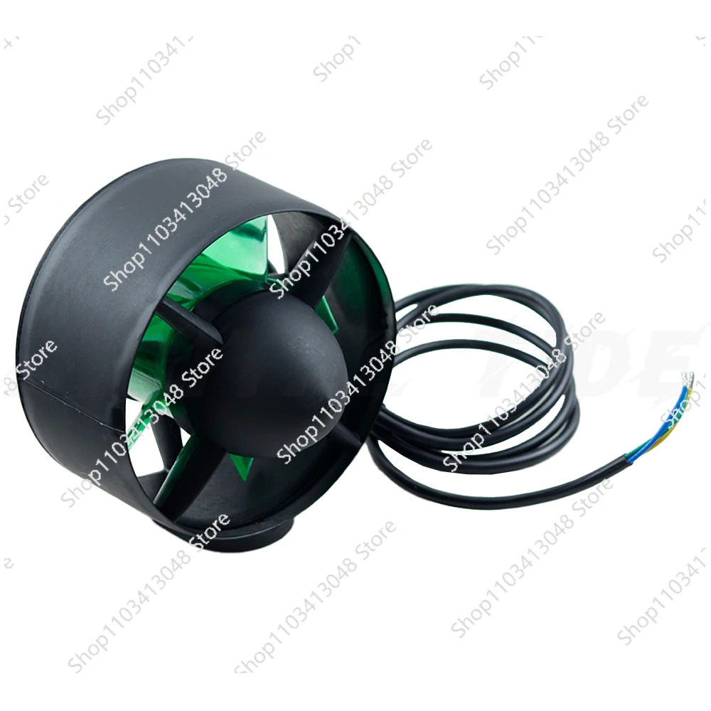 DIY 24V-48V 800W Underwater Thruster Brushless Motor 140mm 5 Paddle Propeller 130N Propulsion for  Boat Parts,CCW