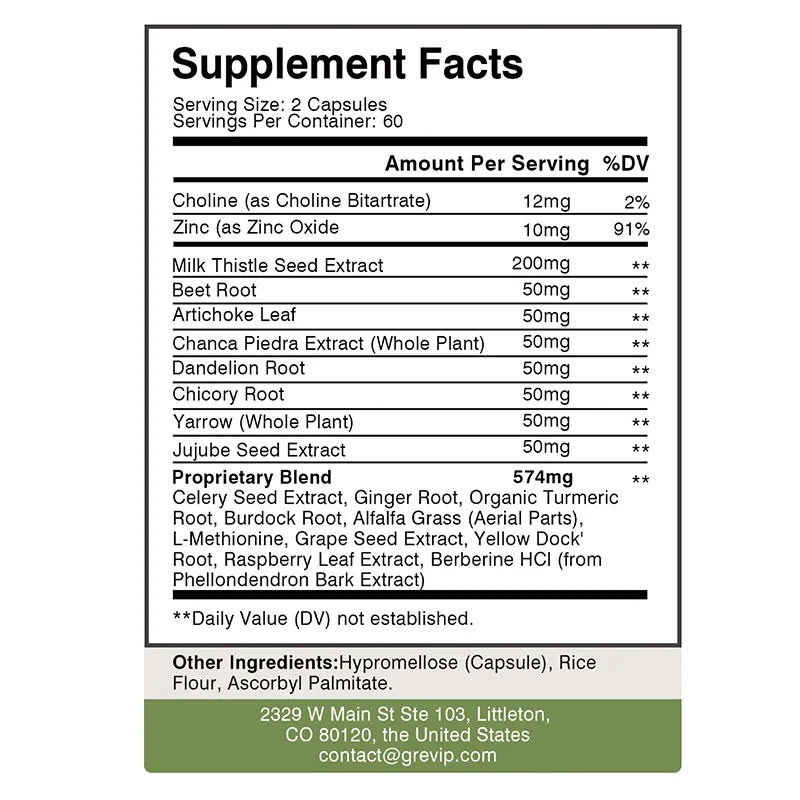 Liver Support - Liver Cleanse Detox & Repair Formula with Milk Thistle, Turmeric, Dandelion Root & Artichoke Extracts