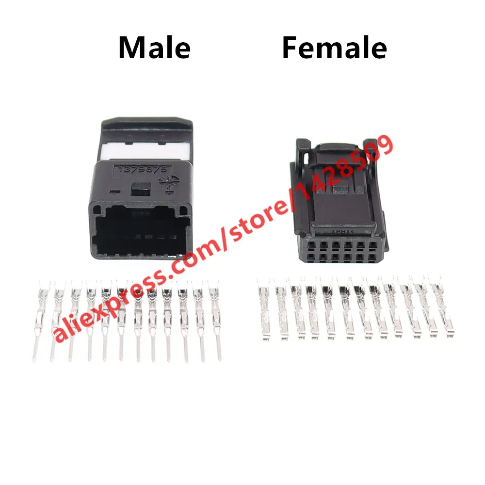 1 Set 12 Pin Automotive Wire Electric Connector Auto Plug Wire Socket 1379675-1 1379662-1 1379675 1379662