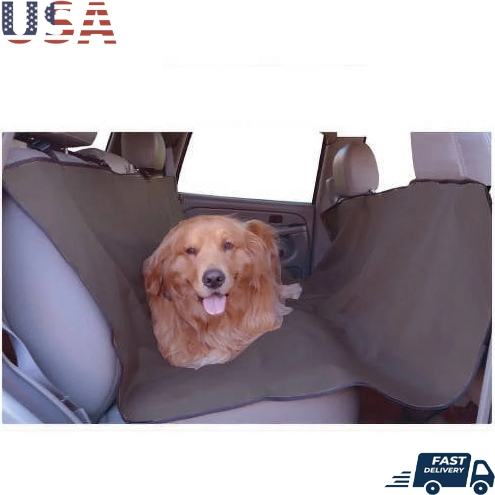 

Waterproof Universal Hammock Back Seat Cover Dogs Cats Scratch Resistant Adjustable Straps Easy Install Cars Trucks SUVs