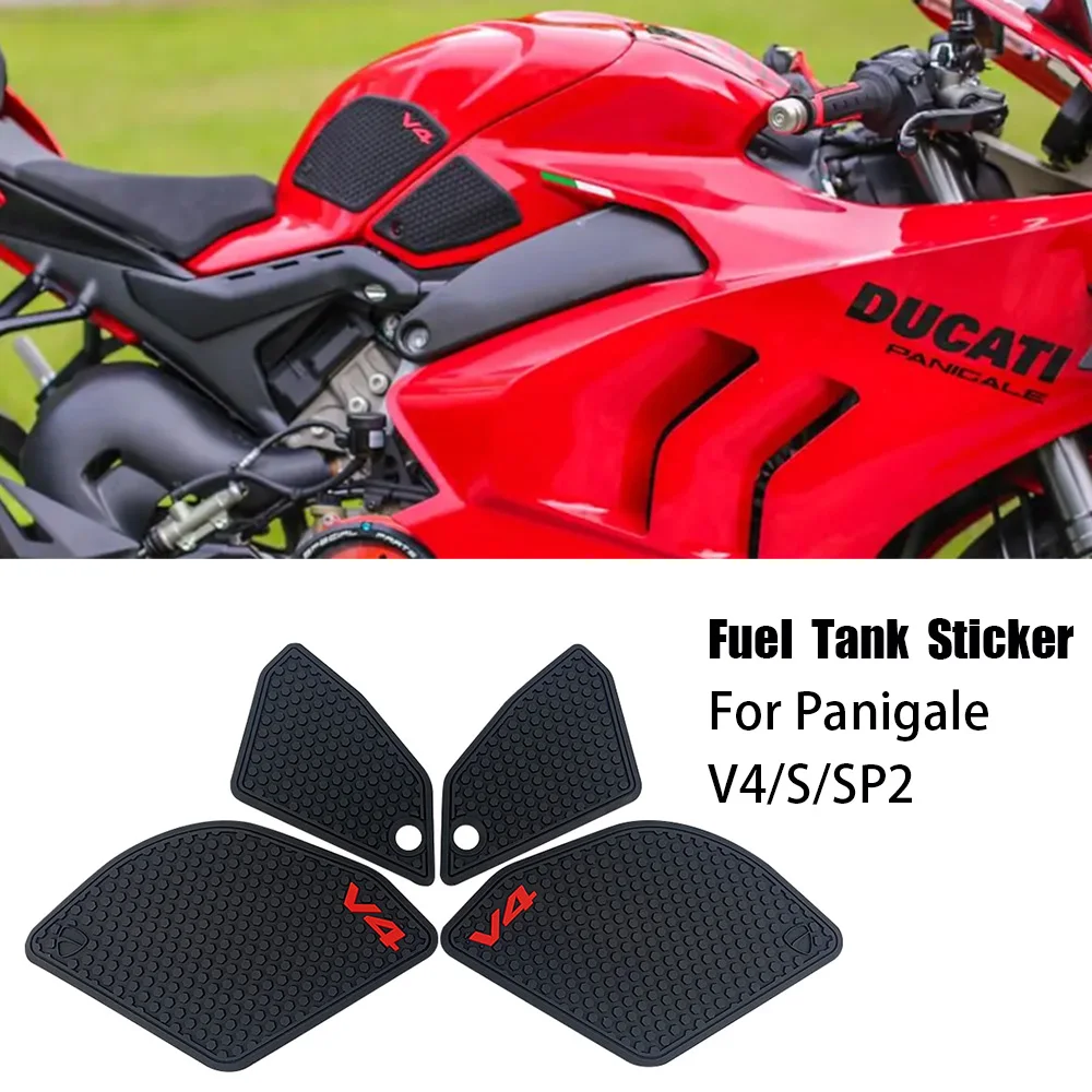 For Ducati Panigale V4 Panigale V4S /SP2 2022 Accessories Motorcycle Fuel Tank Pads Knee Grip Non-slip Side Protector Sticker