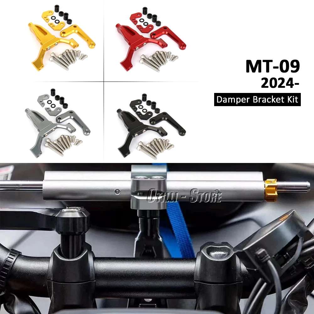 

For Yamaha MT-09 MT09 MT 09 mt09 2024 2025 Motorcycle Accessories Stabilizer Steering Damper Mounting Bracket Kit