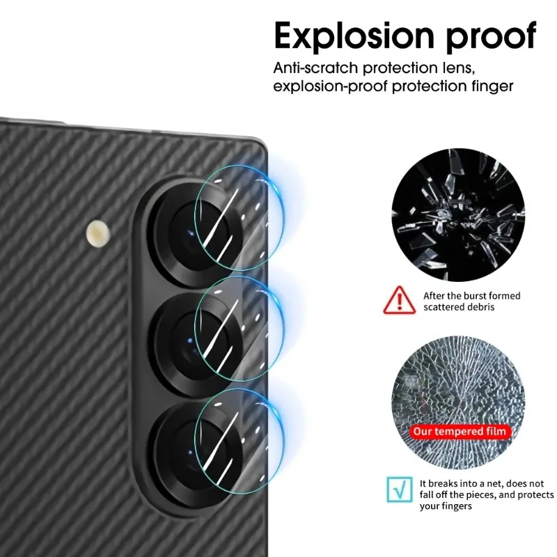 1-5Sets Camera Lens Protector Film For Samsung Galaxy Z Fold 6 Z Flip 6 Tempered Glass HD Rear Lens Anti Scratch Protective Film