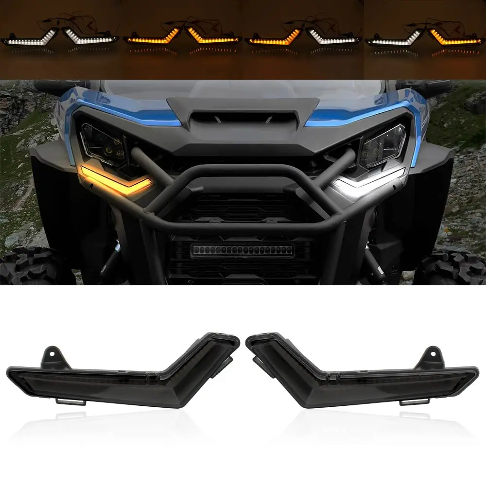 For Can-Am Commander & Max Defender & Max 2020-2025 UTV LED Front Turn Signal Lamps Accent Light Rpl For #715006896 Accessories