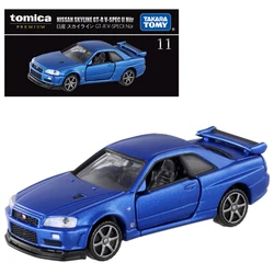 Takara Tomy Tomica Premium 11 Nissan Skyline GT-R V-SPECII Nur 1:62 Cars Alloy Motor Vehicle Diecast Metal Model Toys for Boys