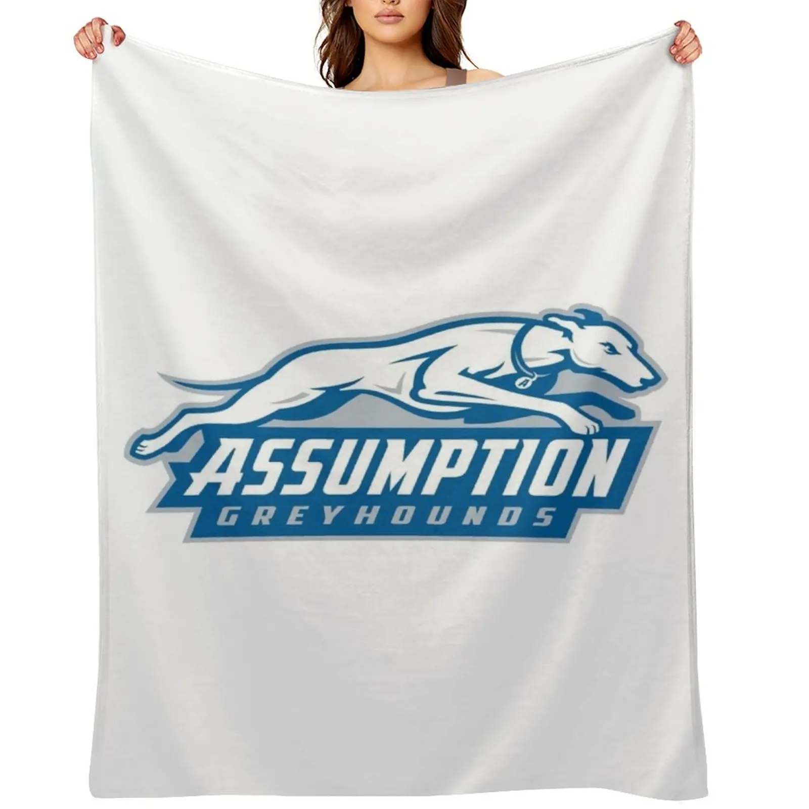 

Assumption University logo Throw Blanket christmas gifts Custom Cute Plaid Single Blankets