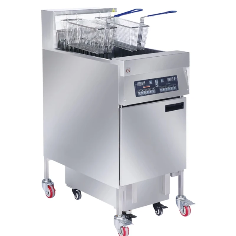 

Automatic Lifting Vertical Electric Fryer Commercial Gas Computer Electric Fryer with Oil Filter Truck Fryer