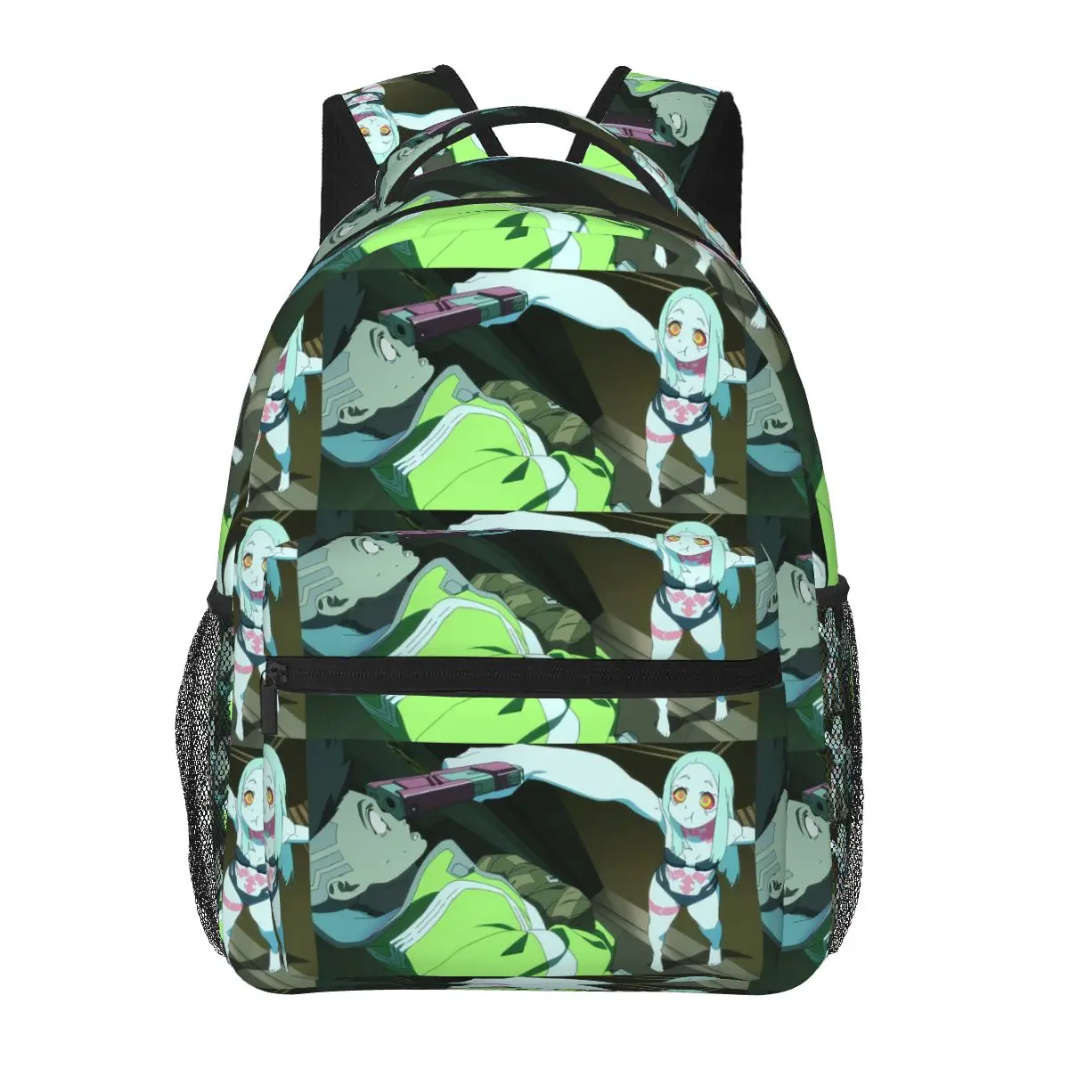 

Cyberpunk Edgerunner Shoots Backpack Hot Sale Daypack Large Capacity Kids BookBag School Bag Shoulder Bags for Men Women