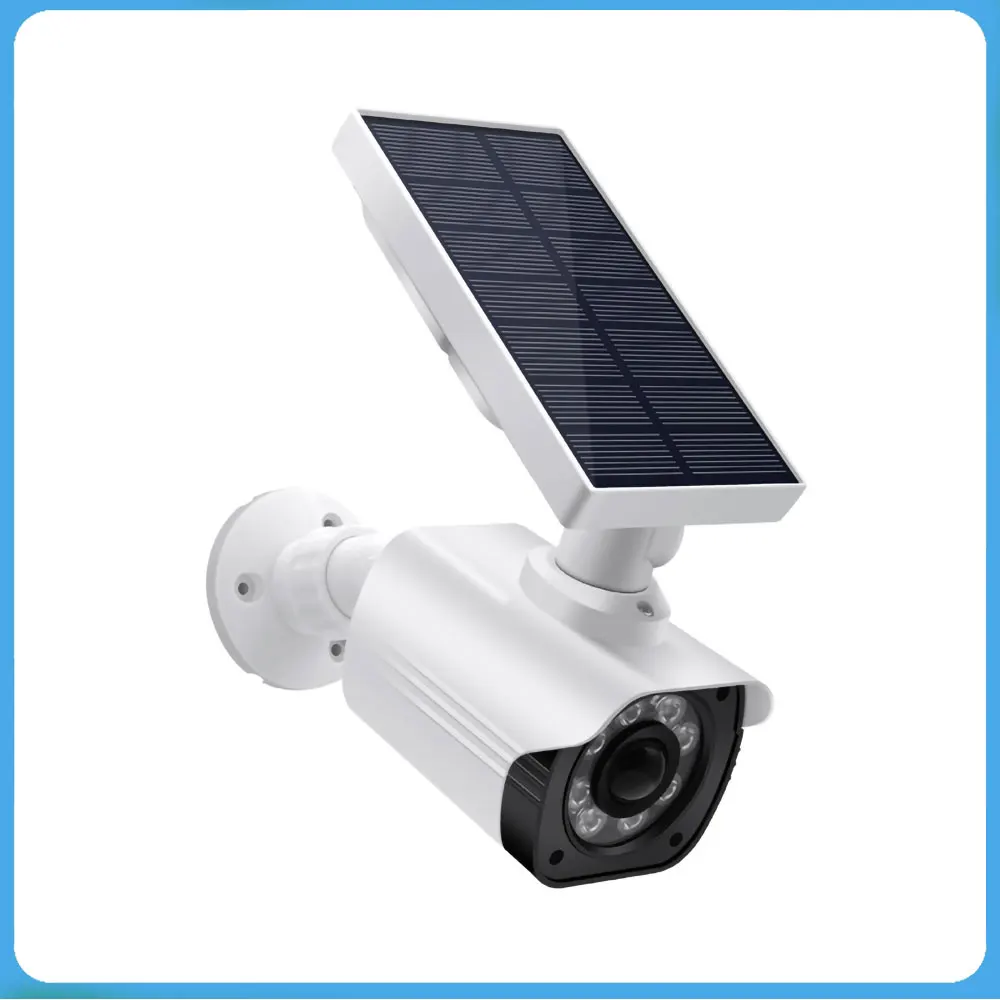 Solar Simulation Surveillance Lights Fake Camera Human Sensor Home Outdoor Patio Lighting Burglar-proof Led Street Lights