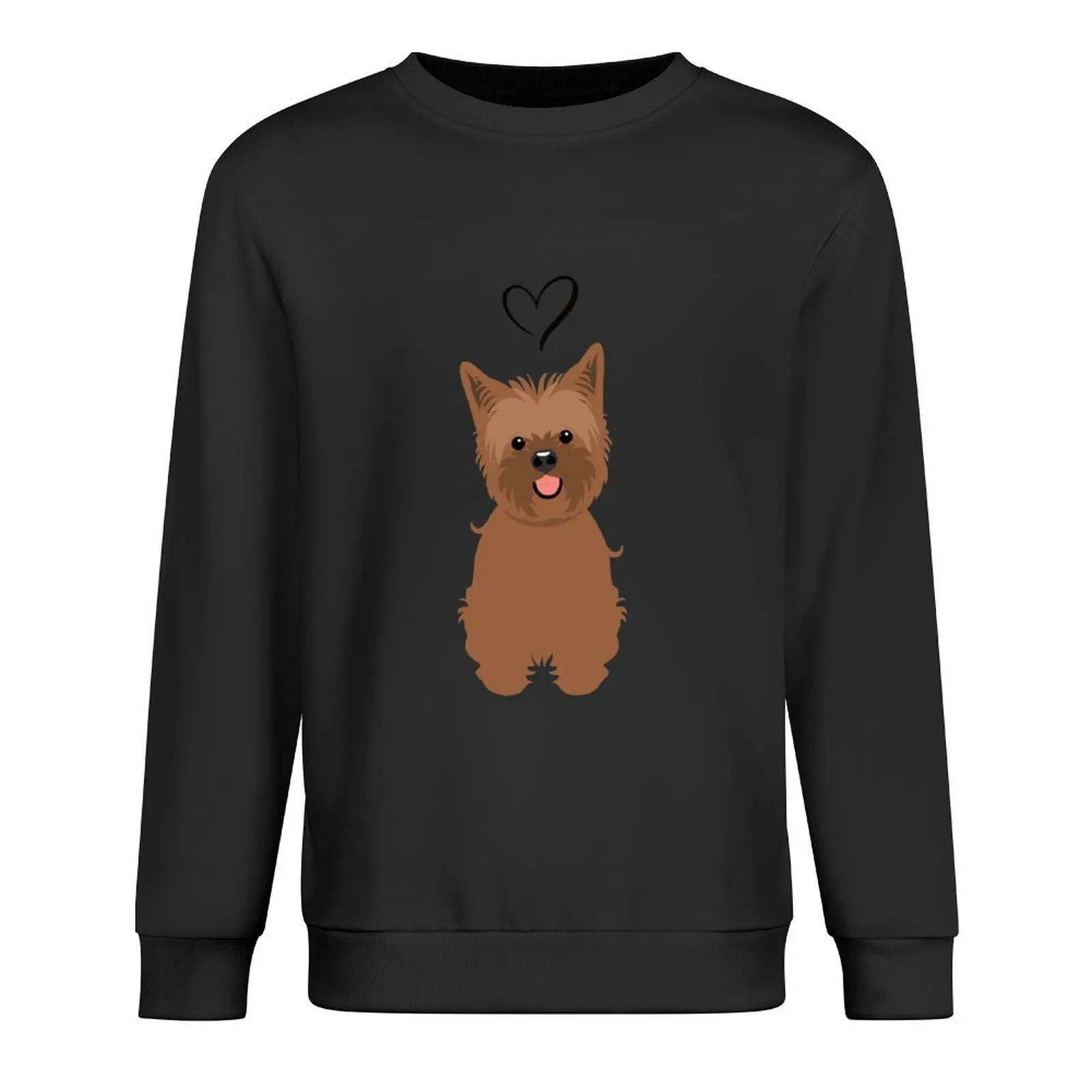 

LOVE Red Brown Cairn Terrier Dog Pullover autumn jacket men korean style clothes tracksuits winter clothes hooded sweatshirt